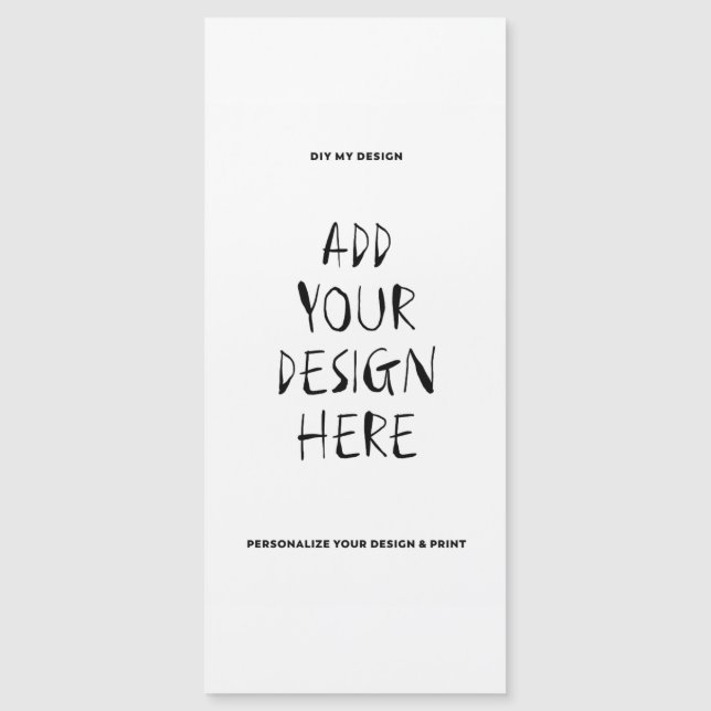 Tarjeta magnética: retrato de 4" x 9" (Anverso)