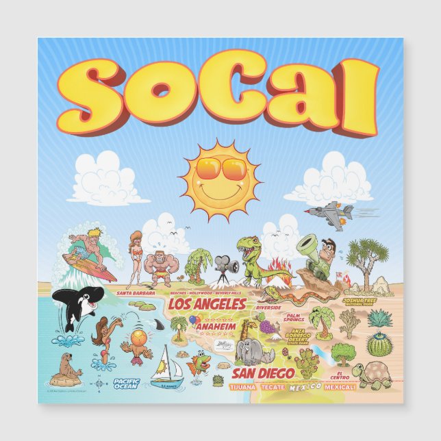 Tarjeta magnética SoCal (Anverso)