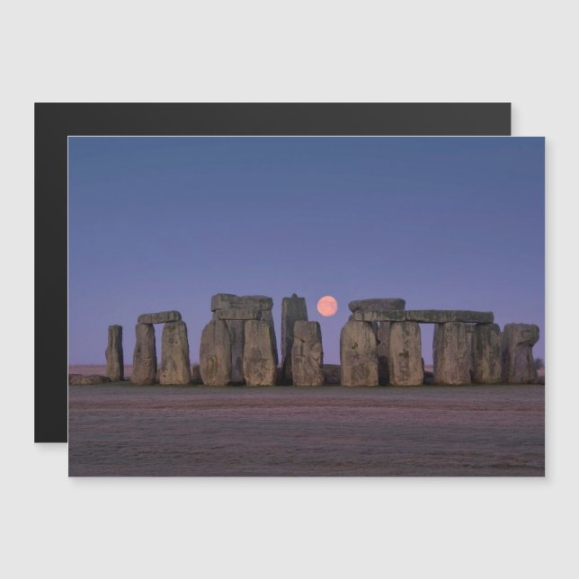 Tarjeta magnética Stonehenge (Anverso/Reverso)