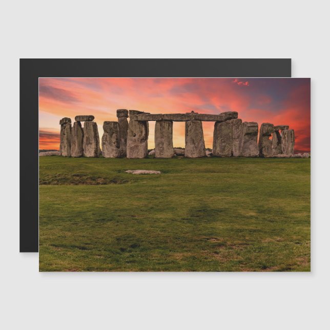 Tarjeta magnética Stonehenge (Anverso/Reverso)