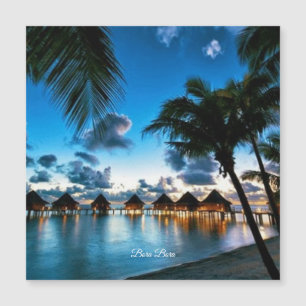 Tarjeta magnética Tropical Bora Bora
