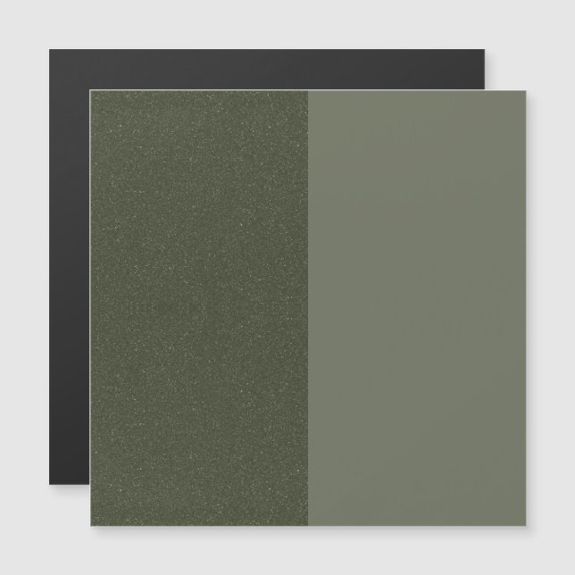Tarjeta magnética verde de la división Moss - Pers (Anverso/Reverso)
