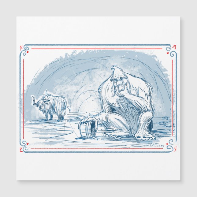 Tarjeta magnética Yeti (Anverso)