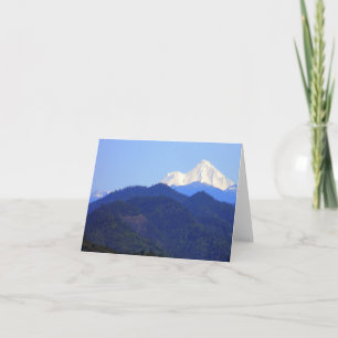 Tarjeta Magnífico Monte Shasta......