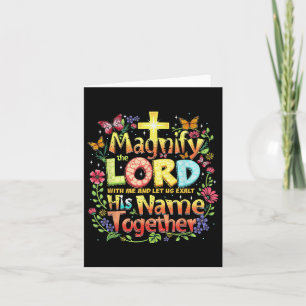 Tarjeta Magnify El Señor Cristiano Vbs 2025 Christian Summ
