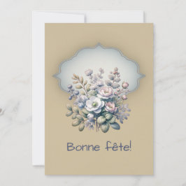 Tarjeta Magnolia apaisant, carte de voeux simple