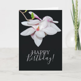 Tarjeta Magnolia blanca