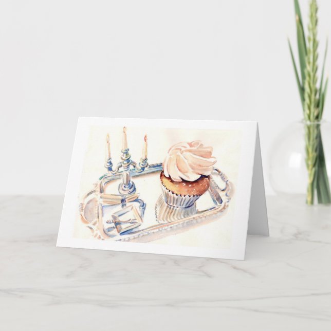 Tarjeta Magnolia Cupcake (Anverso)