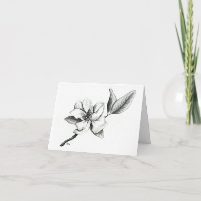 Tarjeta Magnolia dulce (Anverso)