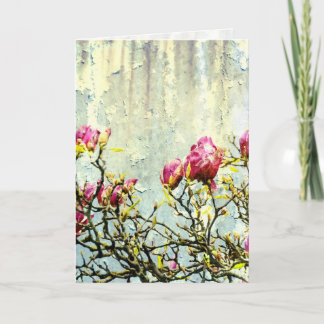 Tarjeta Magnolia oxidada