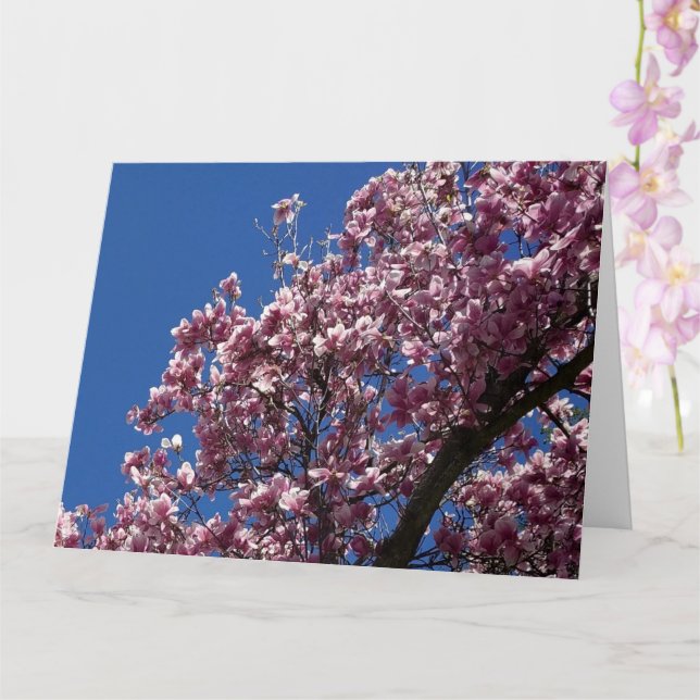 Tarjeta Magnolia por el Día de la Madre (Orquídea)