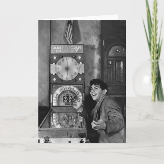 Tarjeta Mago del pinball: los años 40 (Anverso)