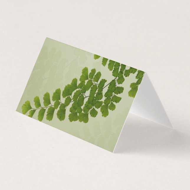 Tarjeta Maiden Hair Fern Frond (Anverso)