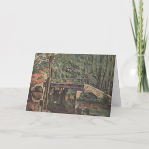 Tarjeta Maincy Bridge - Paul Cezanne - c1880