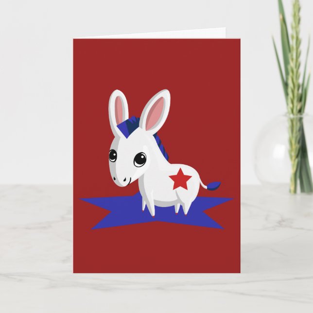 Tarjeta Maize the Democratic Donkey (Anverso)