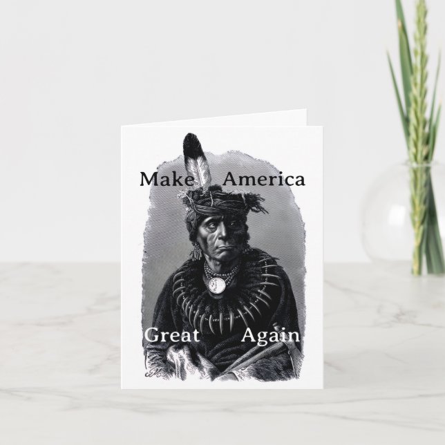 Tarjeta Make America Great Again Greeting Card (Anverso)