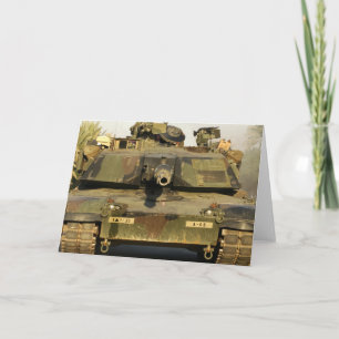 Tarjeta Make My Day M1A1Abrams MBT