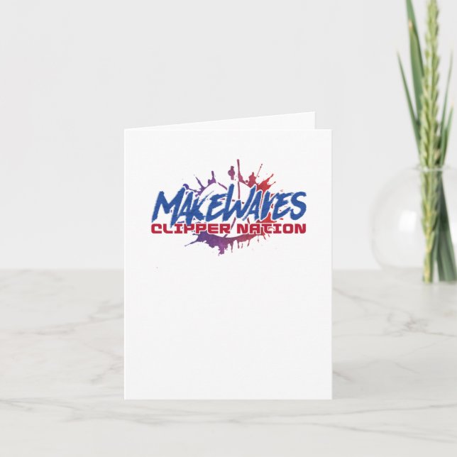 Tarjeta Make Waves Baloncesto (Anverso)