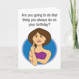 Tarjeta Making Bail Humorous Birthday Card