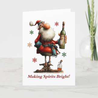 Tarjeta Making Spirits Bright Christmas Card
