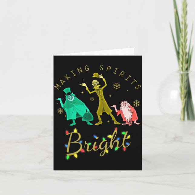 Tarjeta Making Srits Bright Christmas Retro Groovy Christm (Anverso)