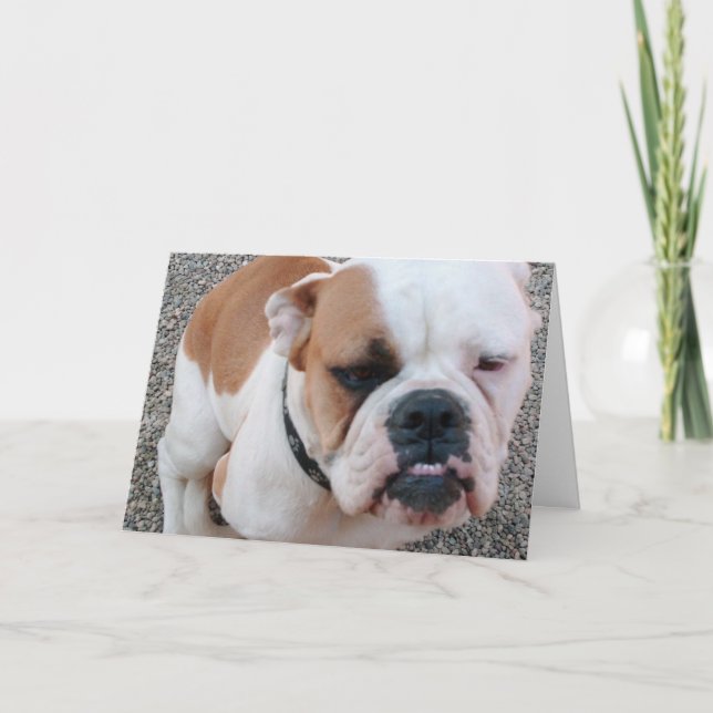 Tarjeta ¡mal día! (Anverso)