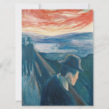 Mal humor al atardecer, desesperación (por Edvard