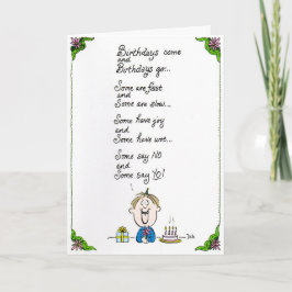 Tarjeta Mala Sociedad de Poesía - ¡Feliz cumpleaños!