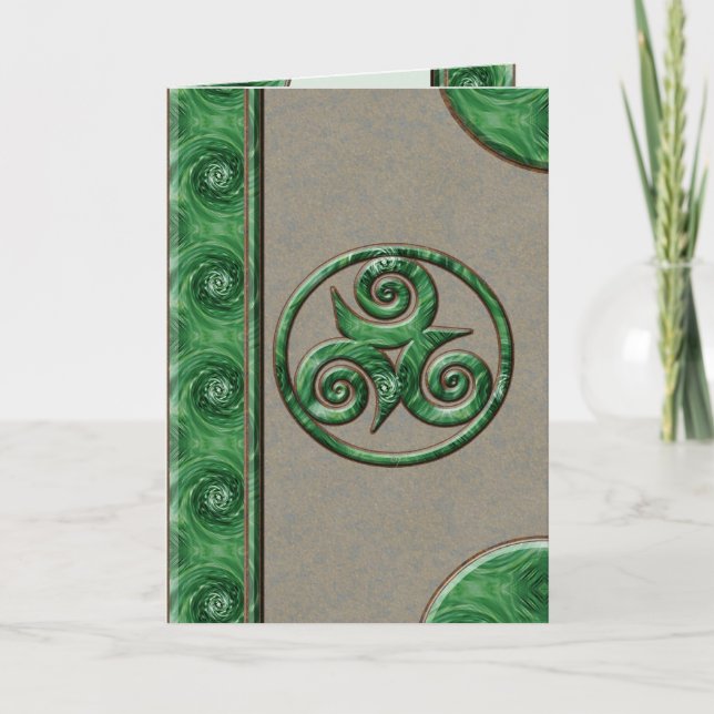 Tarjeta Malachite Triskel (Anverso)