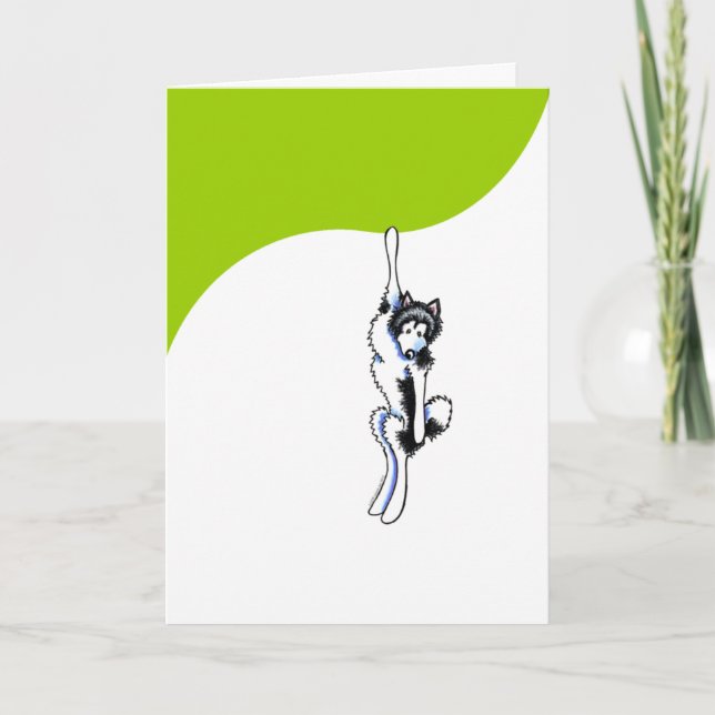 Tarjeta Malamute de Alaska ceñido (Anverso)