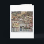 Tarjeta Malcesine En El Lago Garda Por Gustav Klimt<br><div class="desc">Malcesine En El Lago Garda Por Gustav Klimt. Malcesine En La Obra Maestra Del Lago Garda Por Gustav Klimt. Gustav Klimt: Pintor Simbolista Austríaco Y Uno De Los Miembros Más Destacados Del Movimiento De Secesión De Viena. Sus Principales Obras Incluyen Pinturas,  Murales,  Esbozos Y Otros Objetos De Arte.</div>