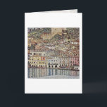 Tarjeta Malcesine En El Lago Garda Por Gustav Klimt<br><div class="desc">Malcesine En El Lago Garda Por Gustav Klimt. Malcesine En La Obra Maestra Del Lago Garda Por Gustav Klimt. Gustav Klimt: Pintor Simbolista Austríaco Y Uno De Los Miembros Más Destacados Del Movimiento De Secesión De Viena. Sus Principales Obras Incluyen Pinturas,  Murales,  Esbozos Y Otros Objetos De Arte.</div>