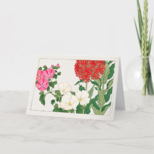 Tarjeta Mallow, centranthus por Tanigami Konan