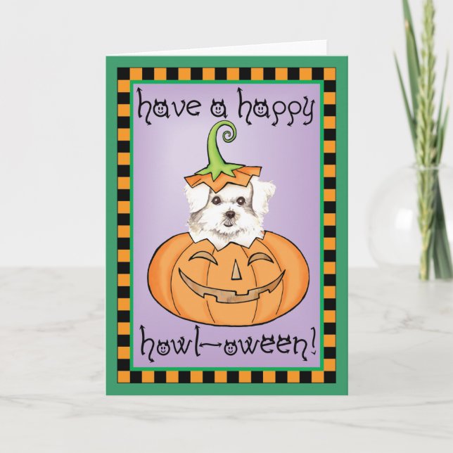 Tarjeta maltesa de Halloween (Anverso)