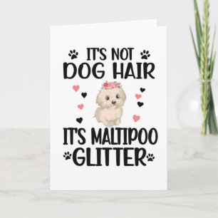 Tarjeta Maltipoo Perro Lover Maltipoo Mamá Maltipoo Dueño