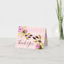 Tarjeta malva rosa y morada