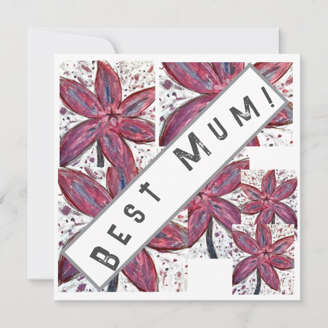 Tarjeta ¡mamá! (Anverso)