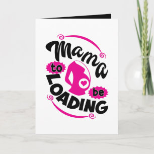 Tarjeta Mamá adorable haciendo arte con palabras 