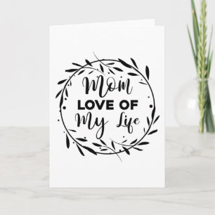Tarjeta Mamá amor por mi vida