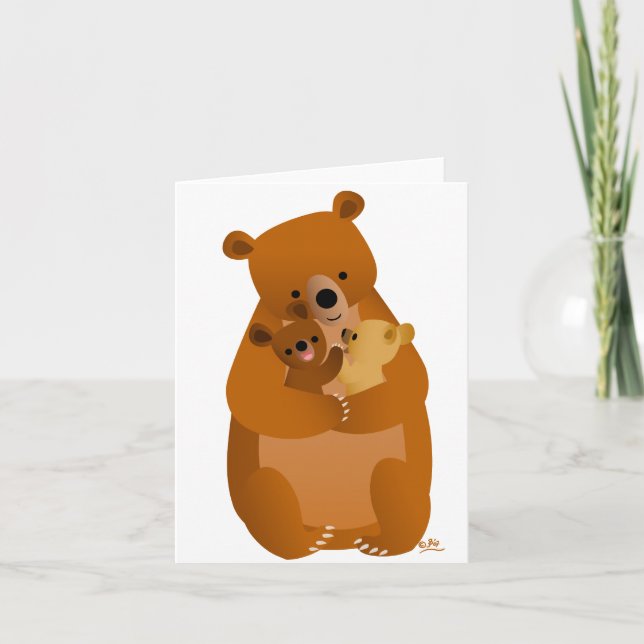 Tarjeta Mamá Bear (Anverso)