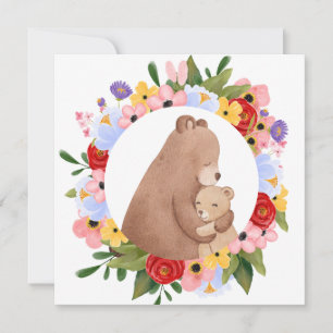 Tarjeta Mama Bear Blank