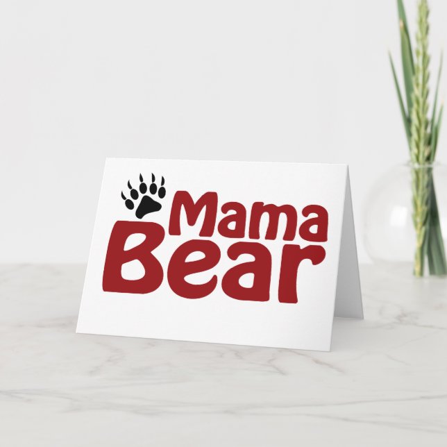Tarjeta Mama Bear Claw (Anverso)