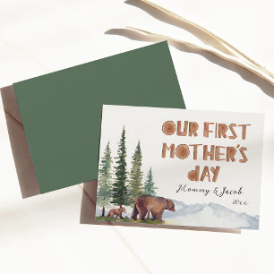 Tarjeta Mama Bear y el Día de su Madre