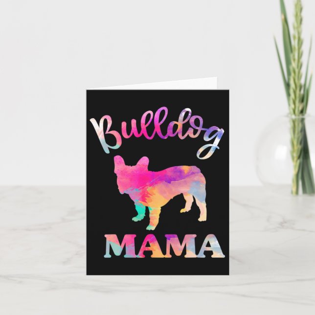 Tarjeta Mamá Bulldog  (Anverso)