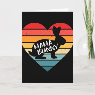 Tarjeta Mama Bunny Mamá Disfraz De Pascua Familiar A Juego