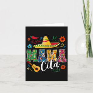 Tarjeta Mama Cita Cinco De Mayo Sombrero Mexicano Guitarra
