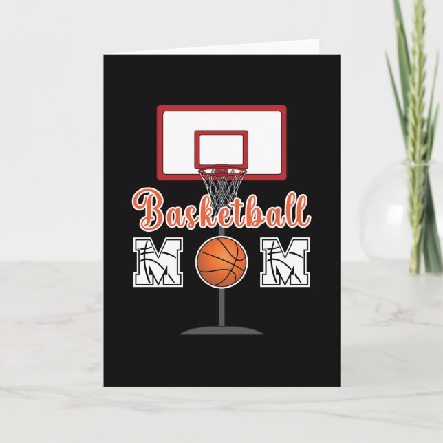 Tarjeta Mamá de Baloncesto (Anverso)