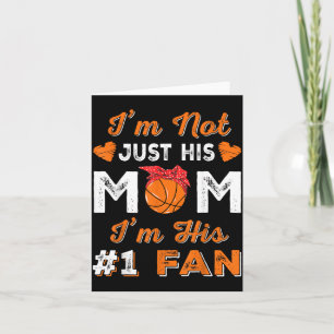 Tarjeta Mamá de béisbol soy su fan número 1 día de la madr