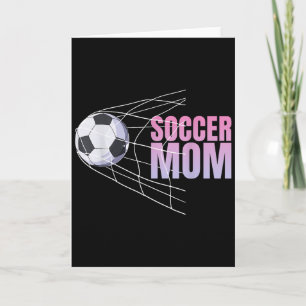 Tarjeta Mamá de fútbol Fútbol Deporte Futbolista Jugador d