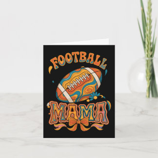 Tarjeta Mamá de fútbol linda kawaii pastel mamá de fútbol